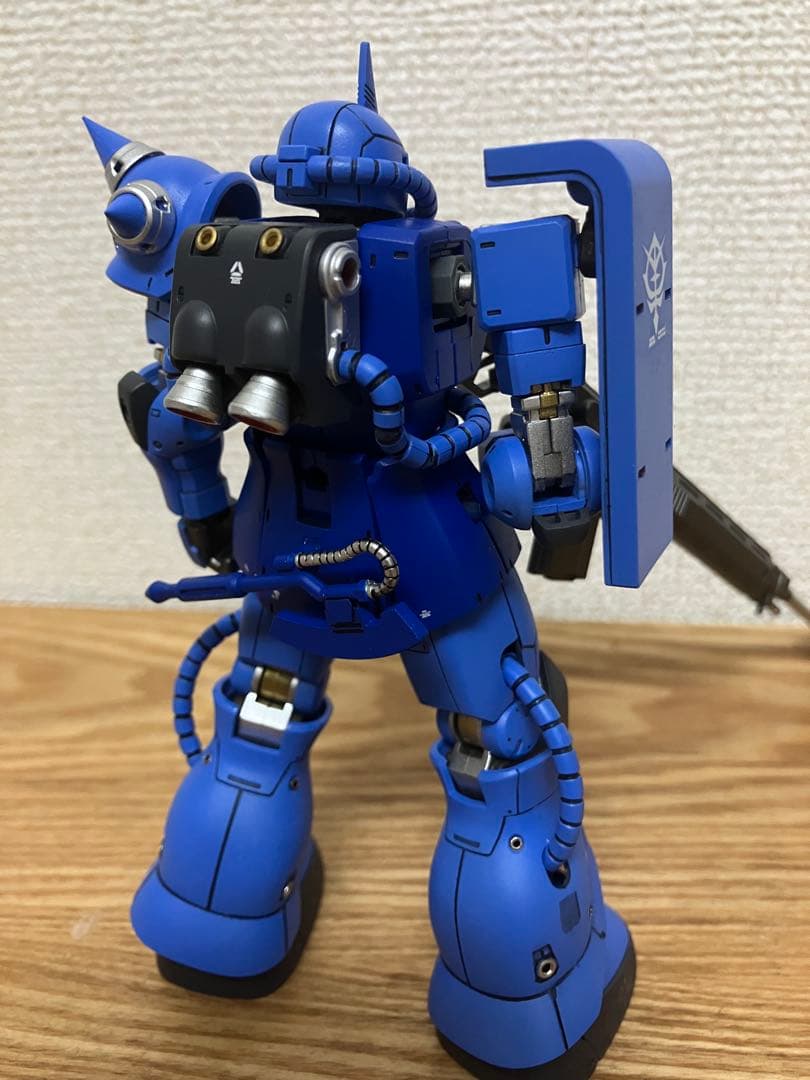 HG THE ORIGIN シャアザク　ランバラルカラー　改修塗装済完成品