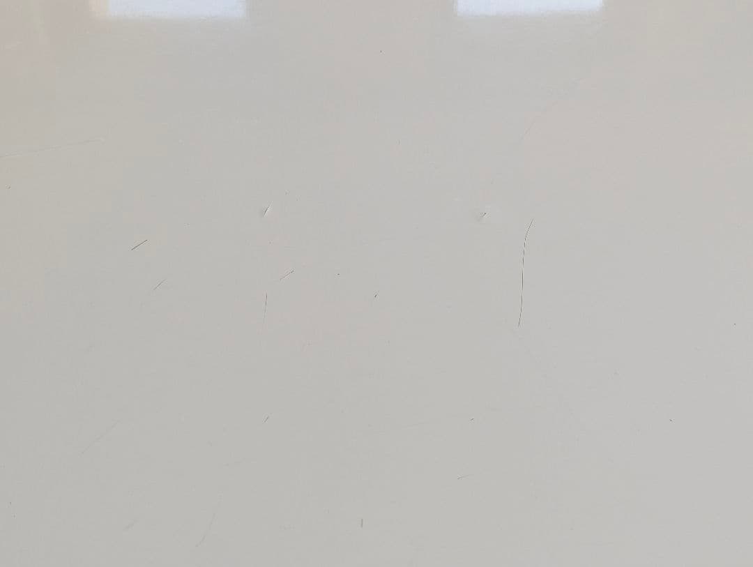 ホワイト長方形ダイニングテーブルセット