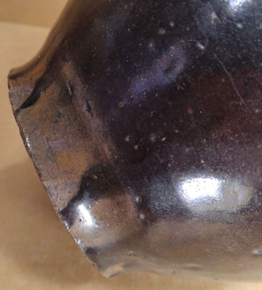 黒高麗花入 表千家十五代(当代)猶有斎 書付箱 黒高麗壷 茶道 李朝 高麗