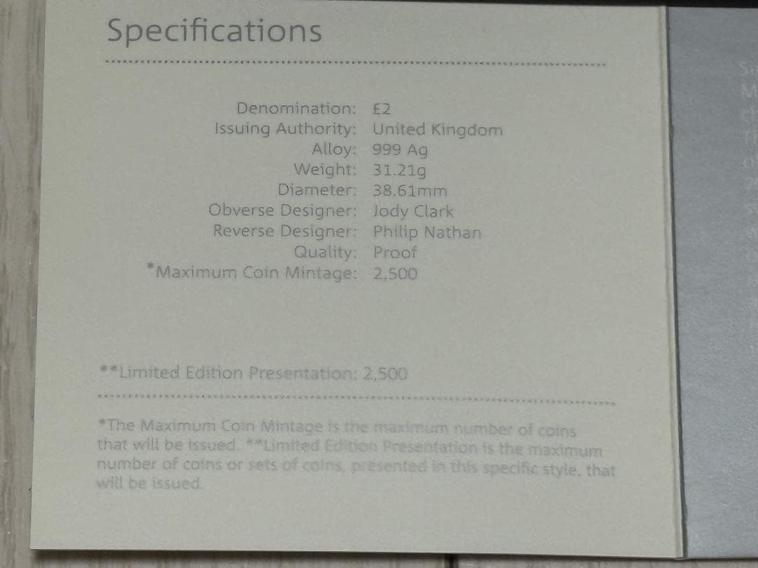 【新品】2018年 ブリタニア Oriental Border 1オンス銀貨