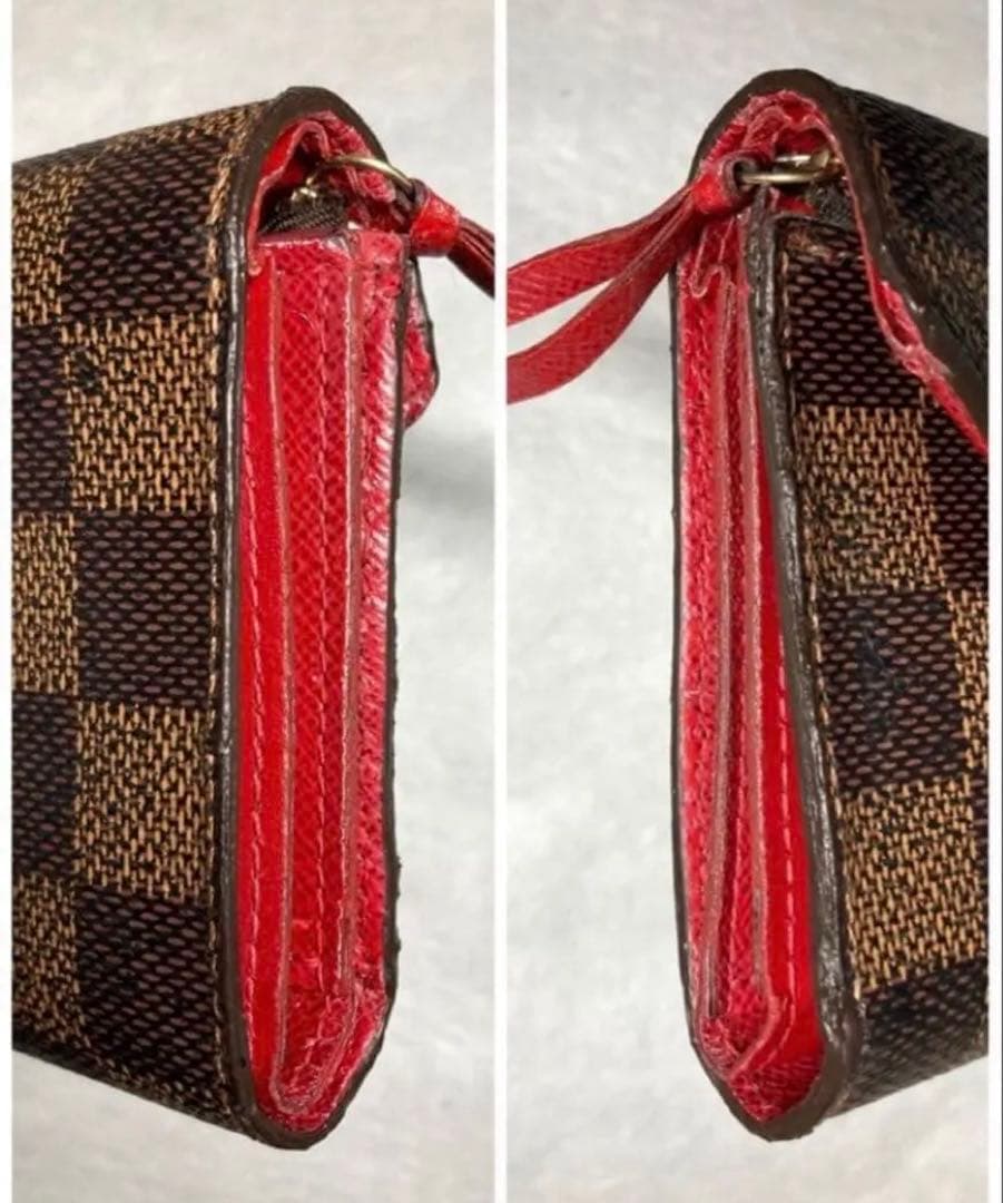 ルイヴィトン ダミエ ポルトフォイユ　ゾエ　ヴィクトリーヌ　折り財布