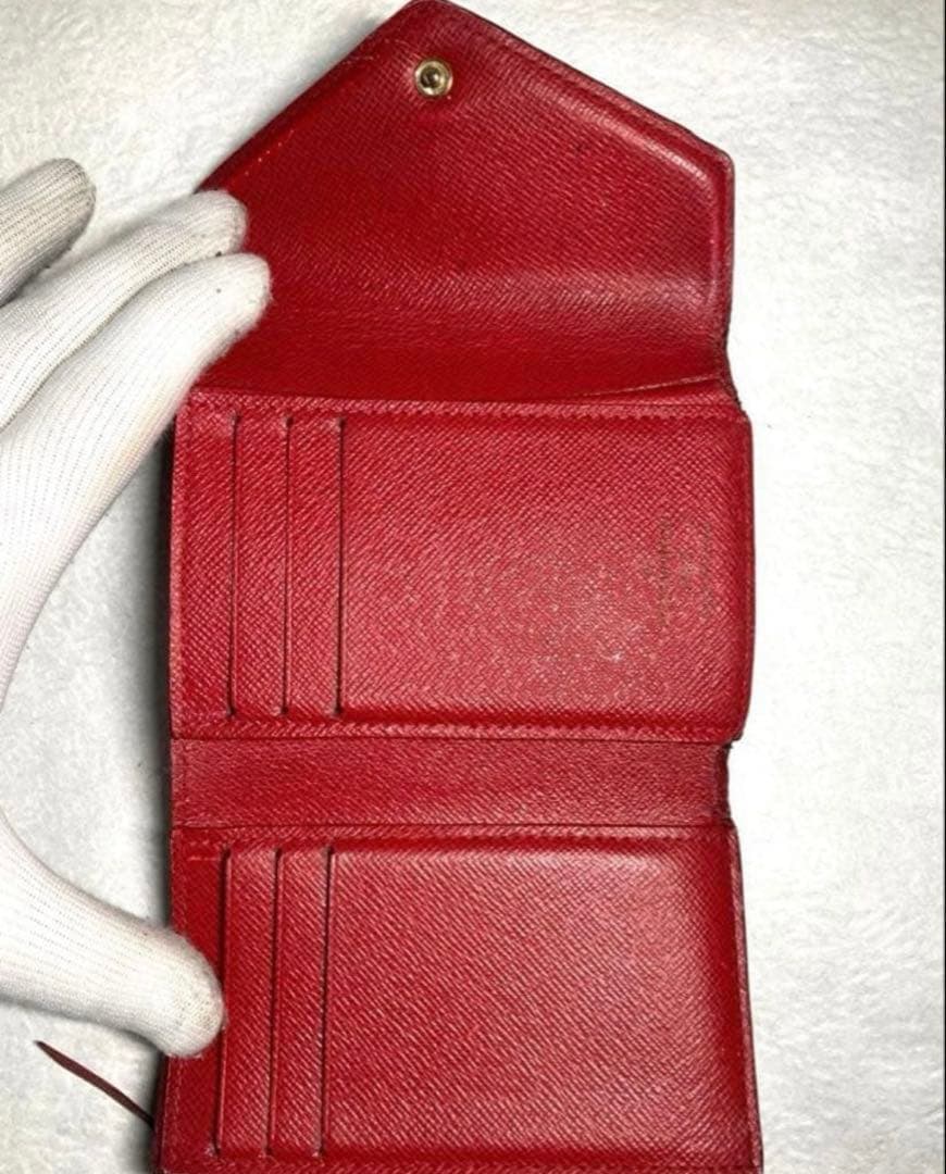 ルイヴィトン ダミエ ポルトフォイユ　ゾエ　ヴィクトリーヌ　折り財布