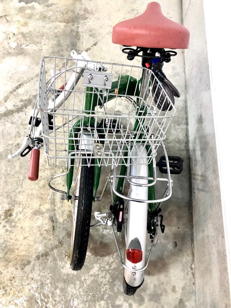 折りたたみ自転車 Topone モスグリーン