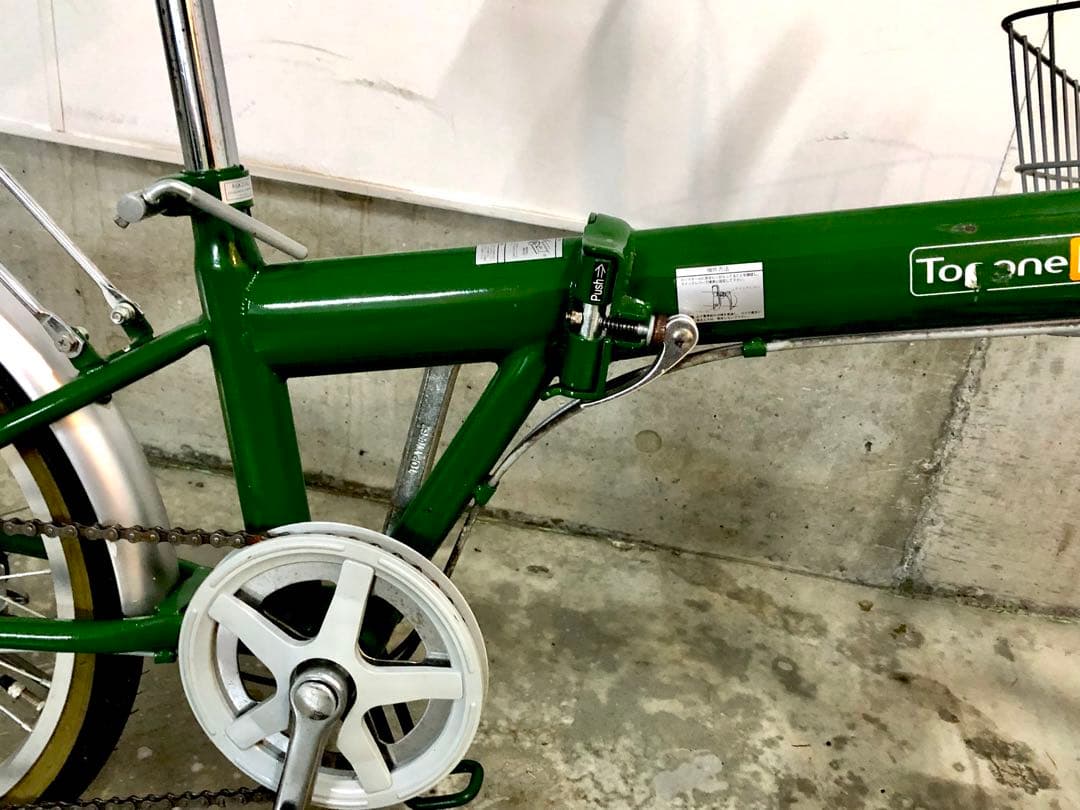 折りたたみ自転車 Topone モスグリーン