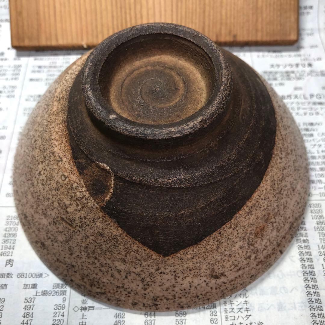 時代物　本物保証　志野茶碗　宇助作　旧家蔵出　美品　アンティーク