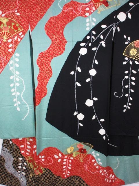 豪華！絞り＊刺繡＊金彩＊ラグジュアリー＊振袖＊トールサイズ＊１７０ｃｍ＊裄７０