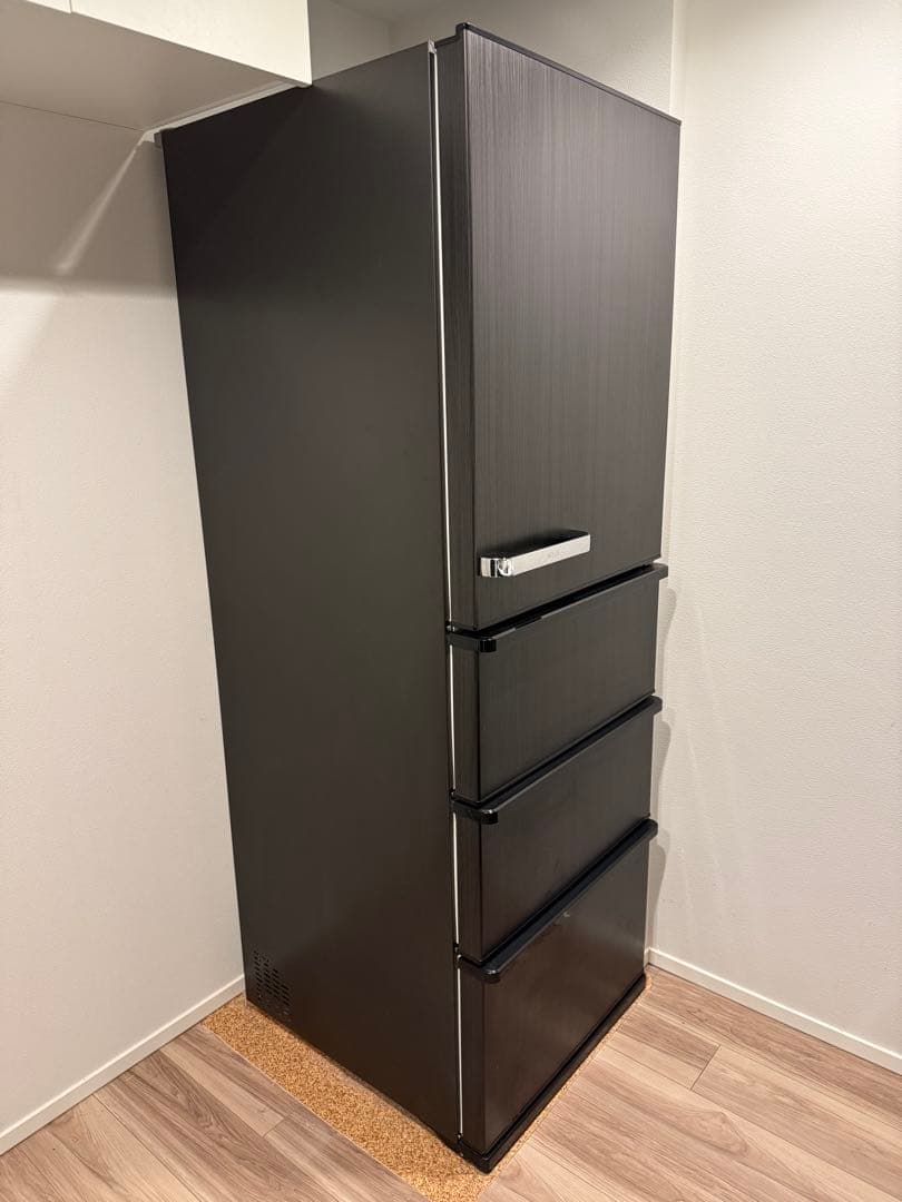 AQUA 冷蔵庫 AQR-V37N(K) 368L 2022年製