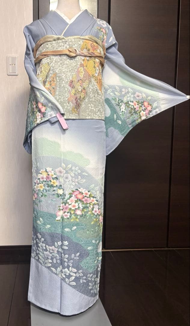 絞り　訪問着　フルセット　入学式　卒業式　お宮参り