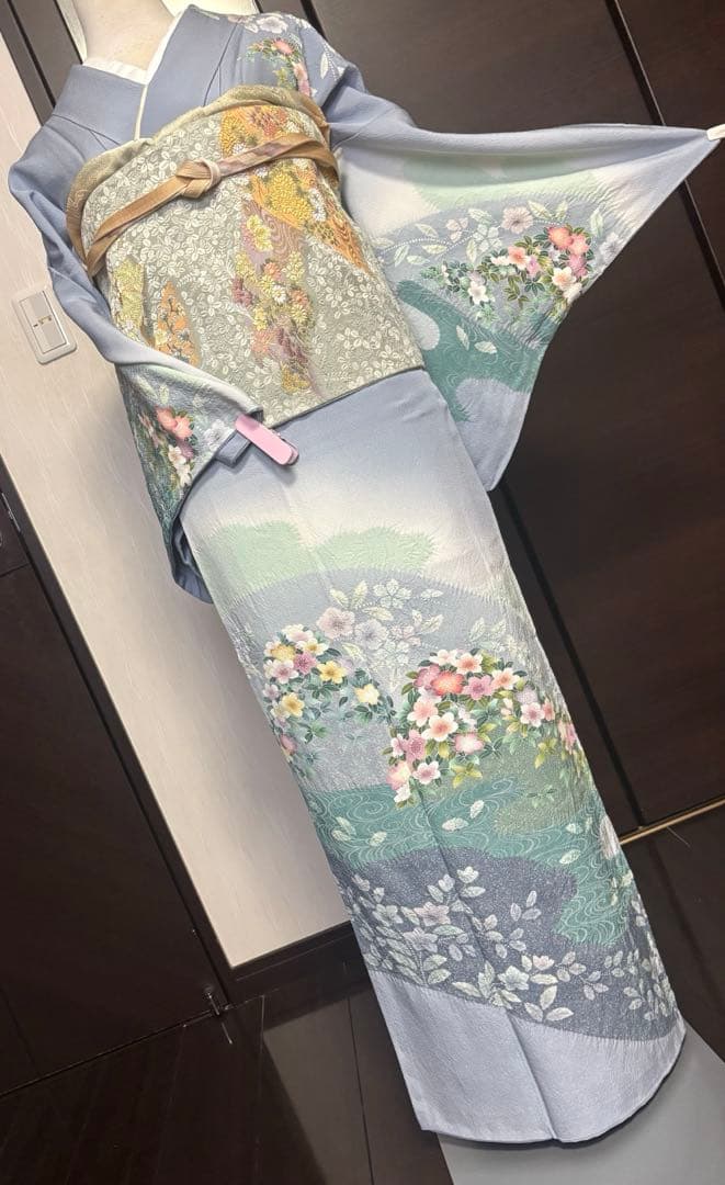 絞り　訪問着　フルセット　入学式　卒業式　お宮参り