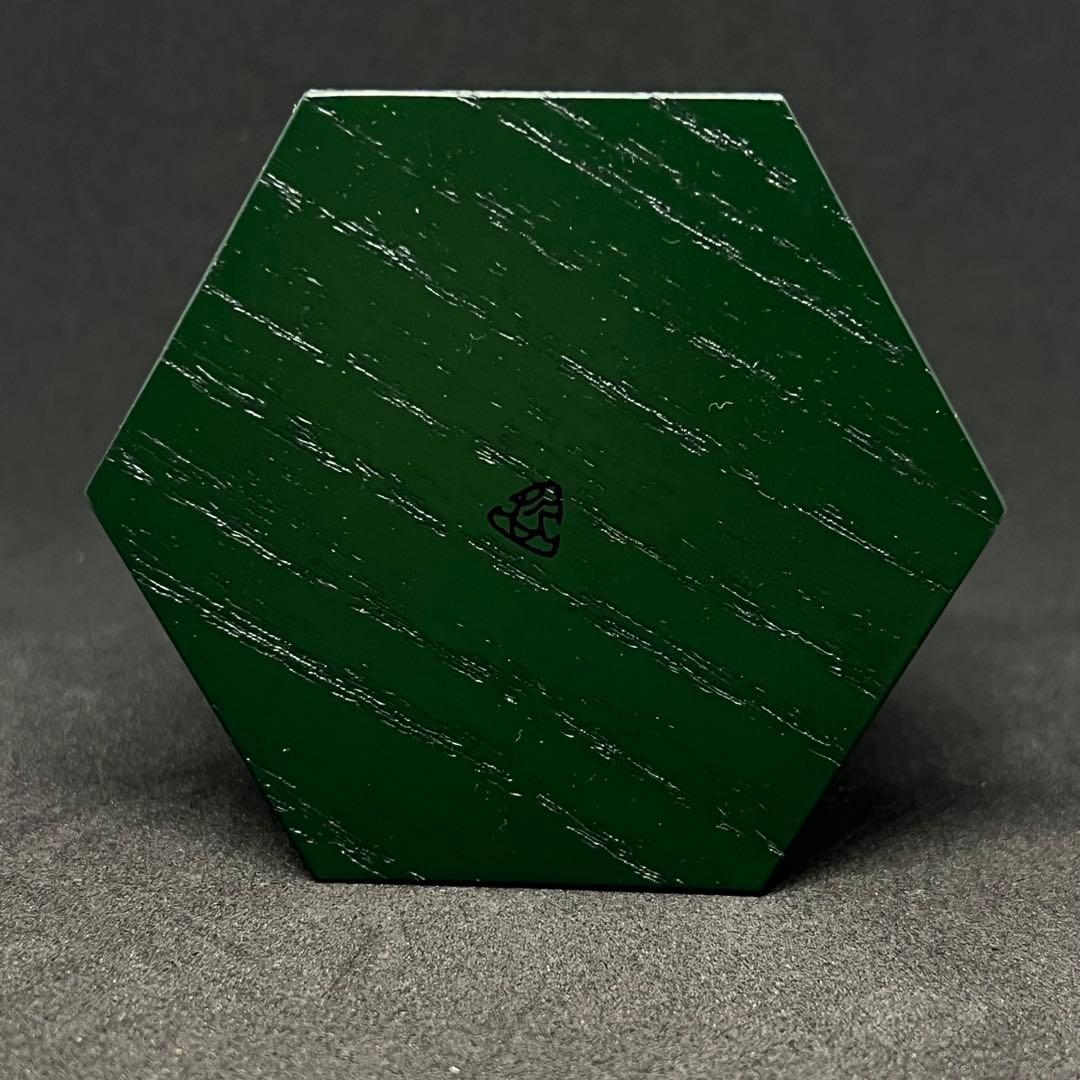 f*i様 哲工房 中村宗哲 寿ノ字六角香合 表千家 当代 猶々斎 書付 共箱