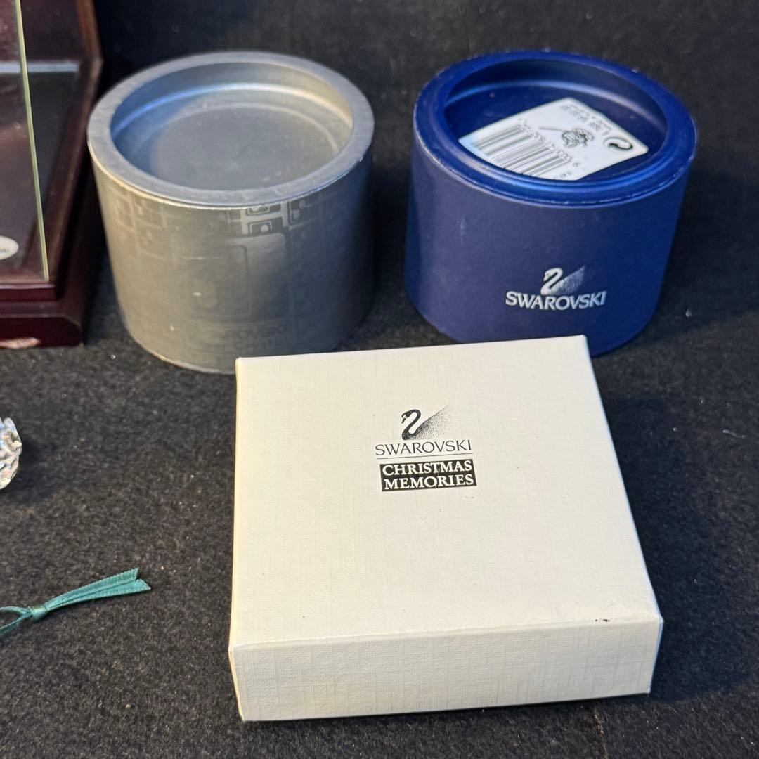 スワロフスキー　7点まとめて　専用のディスプレイケース付き　絶版品　レア物