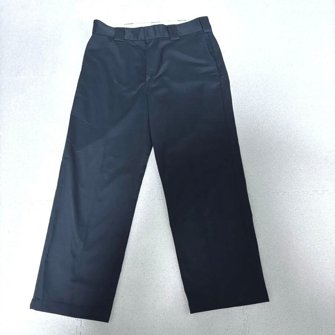 ディッキーズ　フレックスワーククロップドパンツ　UNDER R　w32 黒