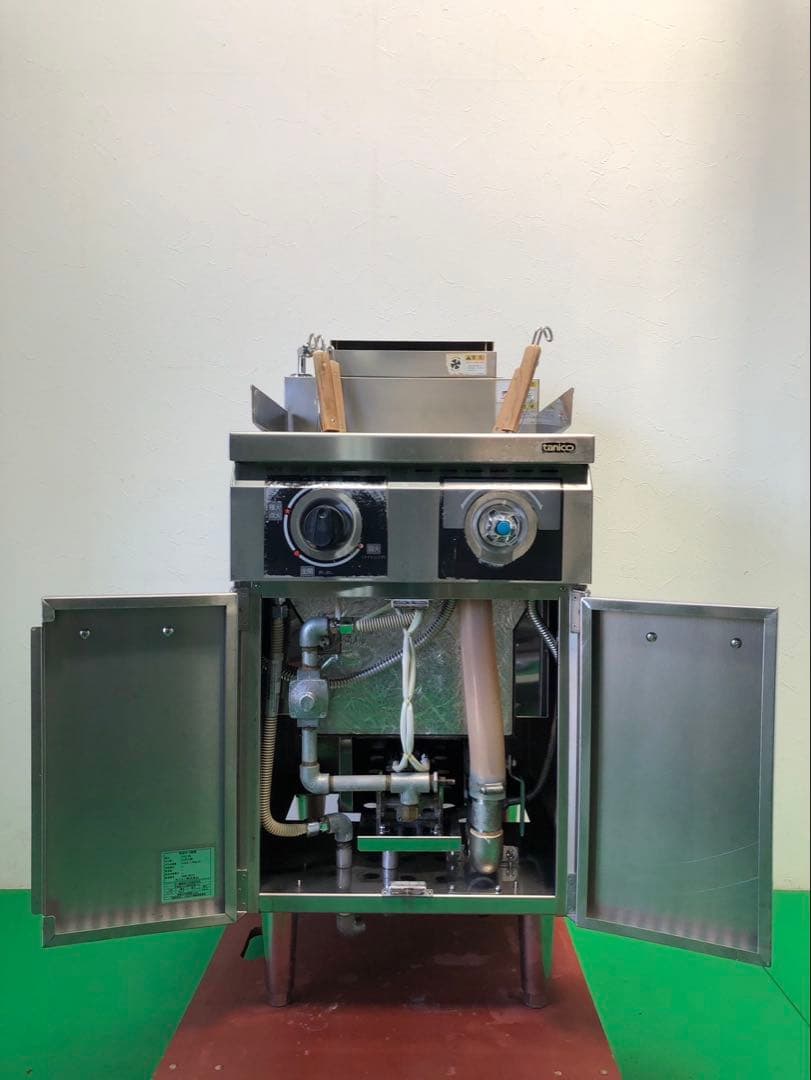 ☆地域限定送料無料☆工場整備品☆タニコー　角型ゆで麺器　THU-50 業務用