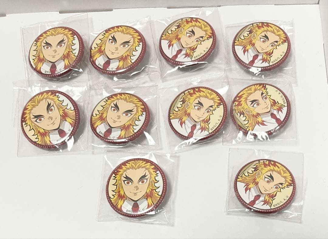 煉獄　キメツ学園　缶バッジ　バレンタイン