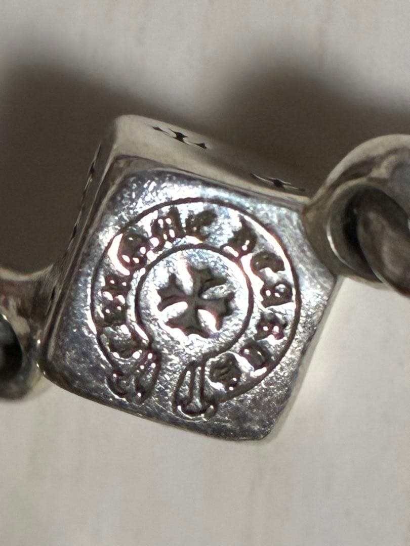 クロムハーツDICE NO1 CRSBLブレスレット。