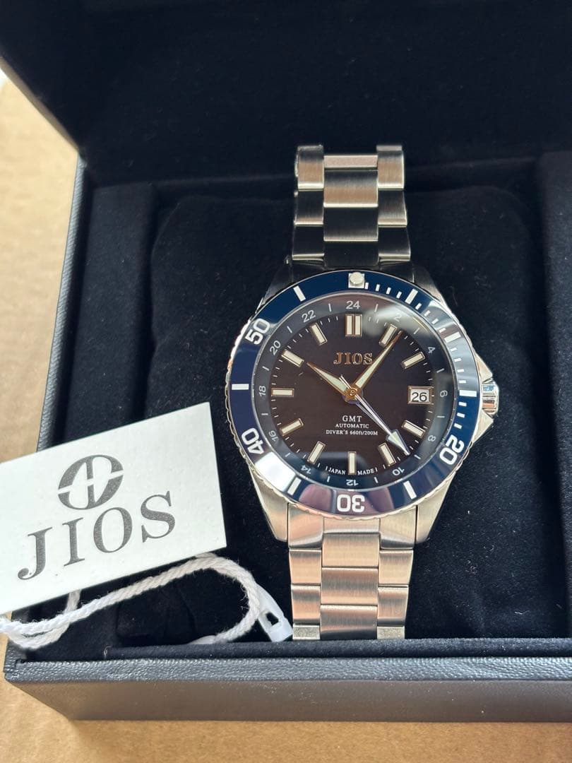 ひ*。様 メンズ機械式腕時計　JIOS GMT DIVERS 104 ダイバーズ
