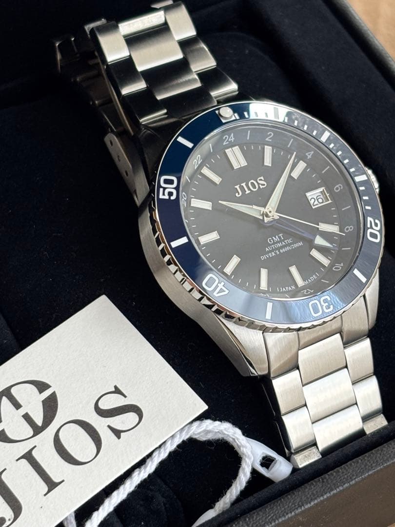 ひ*。様 メンズ機械式腕時計　JIOS GMT DIVERS 104 ダイバーズ