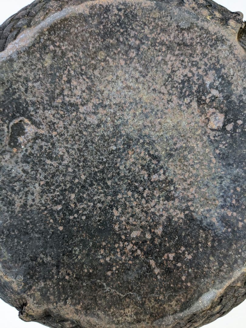 ♦希少！祥雲堂造 竹籠編み目紋鉄瓶 自在摘み銅蓋 アンティーク骨董品コレクション