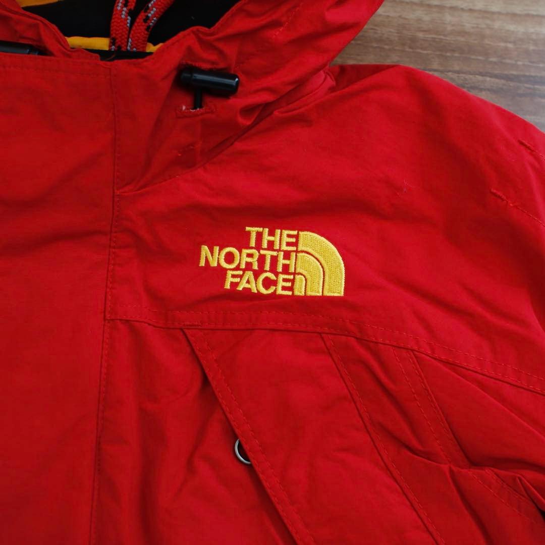 美品 ノースフェイス スキーウェア キッズ 90cm 赤 ジャンプスーツ ツナギ