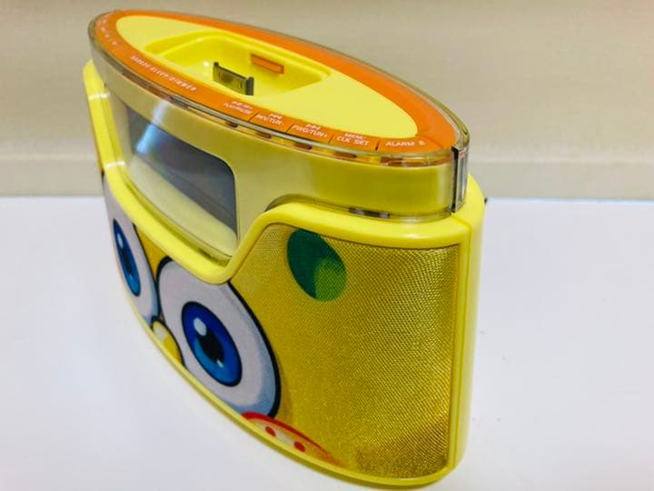 レア　コレクター必見　スポンジボブ　Radio&Clock 箱付き