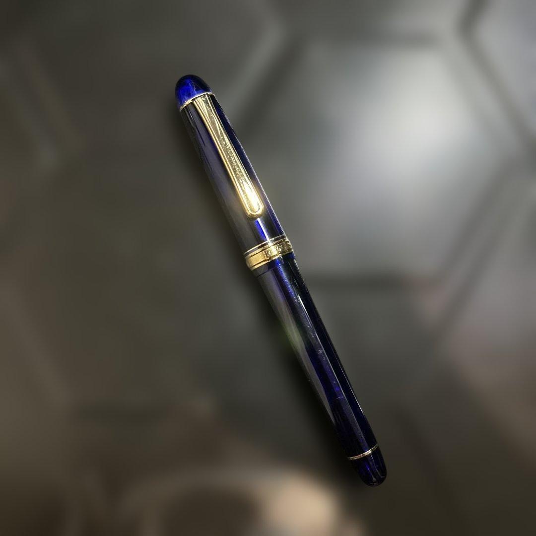 プラチナ万年筆#3776センチュリーシャルトルブルー特太字【C-コース-】