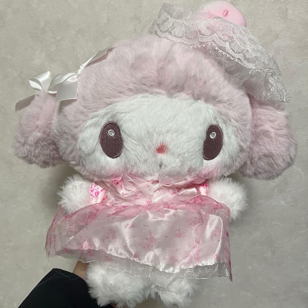 2024年 マイメロディ 47th 白いちごのティータイムぬいぐるみ