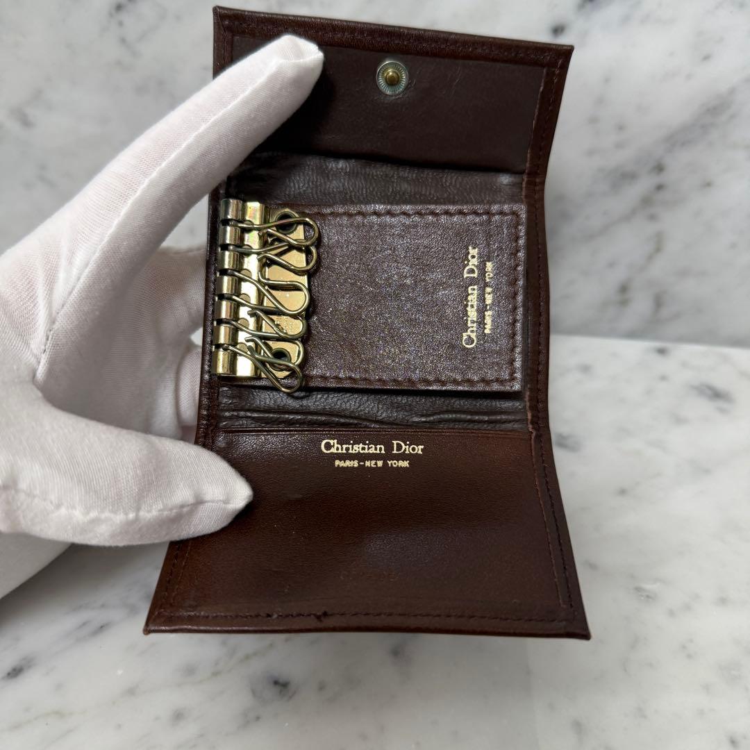 Christian Dior クリスチャンディオール キーケース 6連 ロゴ