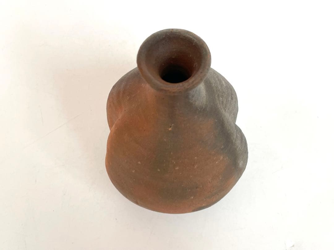 陶芸家　作家物　金重有邦　伊部　徳利　備前　備前焼　酒器　黒田陶苑　金重素山