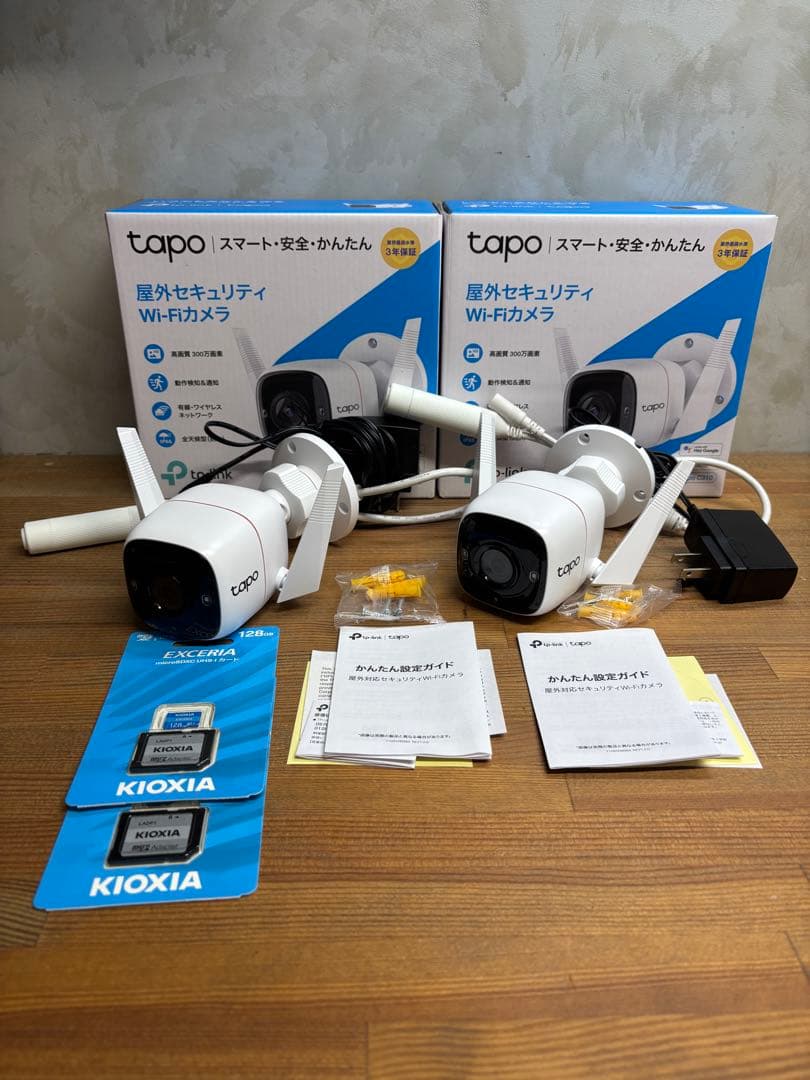 tapo C310屋外セキュリティ Wi-Fiカメラ 2台セット