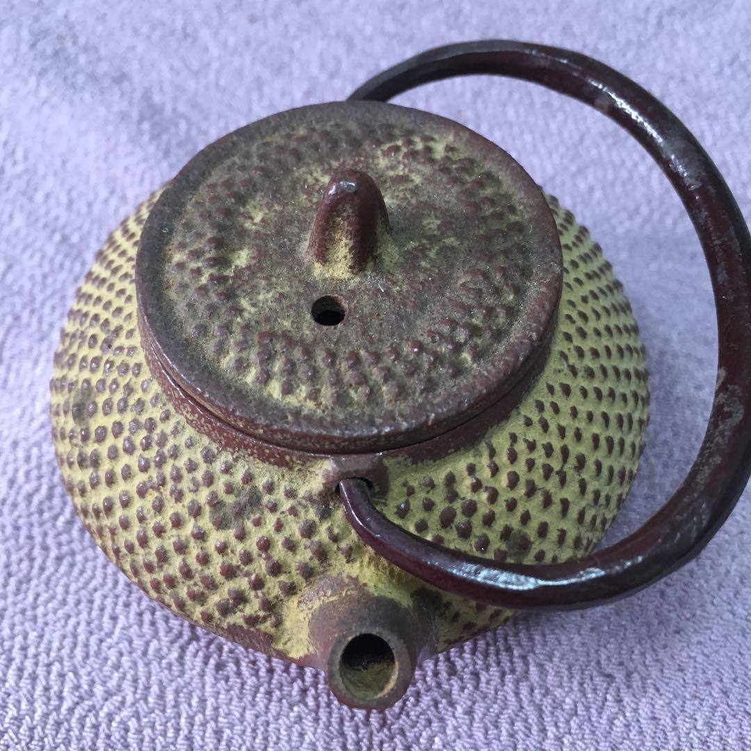 0448　鉄器 鉄瓶 小  ミニチュア