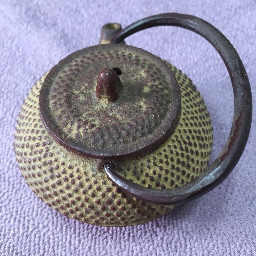 0448　鉄器 鉄瓶 小  ミニチュア