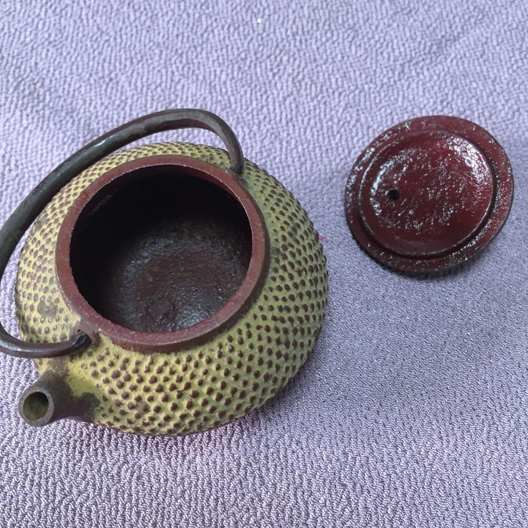 0448　鉄器 鉄瓶 小  ミニチュア
