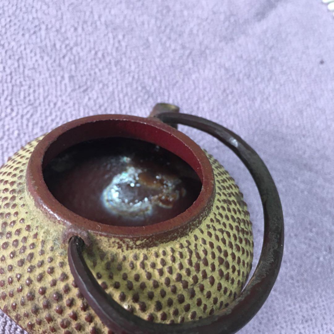 0448　鉄器 鉄瓶 小  ミニチュア