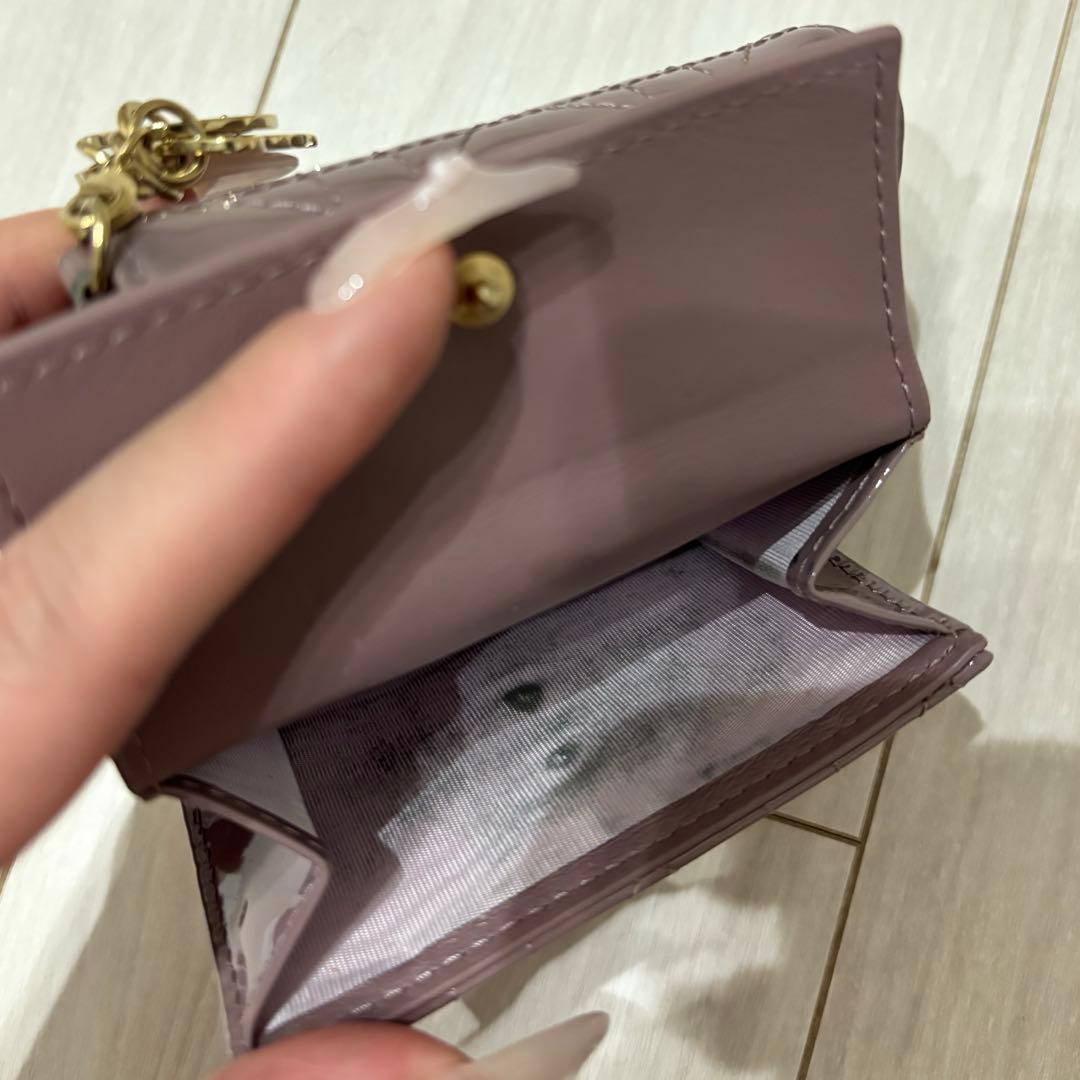 DIOR Lady Dior Lotus ウォレット ラベンダー