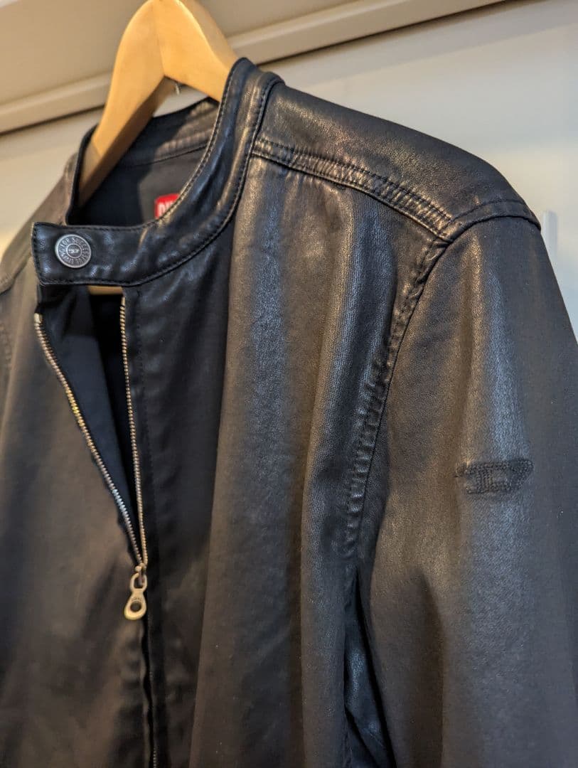 DIESEL 24AWレゼー風ジョグ[新品未使用タグ付き] シングルライダース