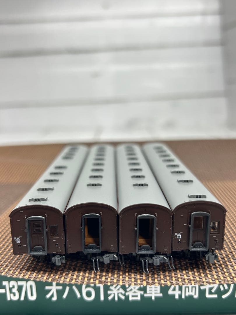 KATO 10-1370 オハ61系 客車 4両セット ブラウン Nゲージ