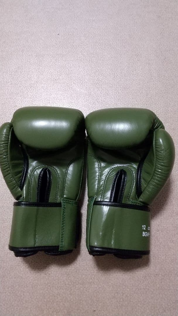 本革製WINDYボクシンググローブ 12oz オリーブグリーン