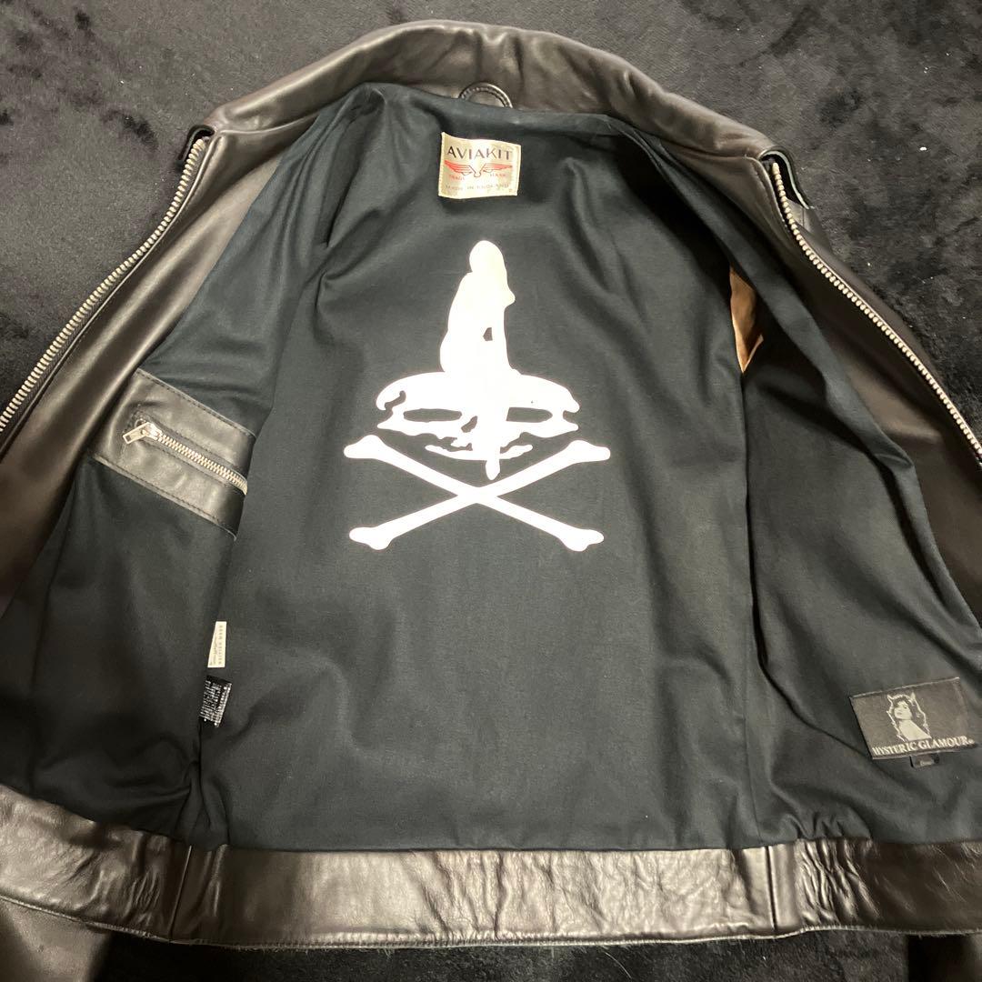 ルイスレザー×ヒステリックグラマー　ドミネーター　シングルライダース　牛革　S