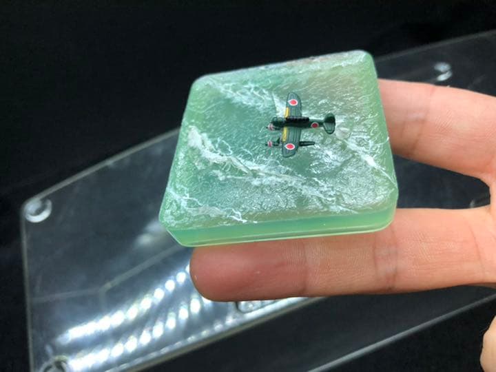 手のひらの波　ジオラマ