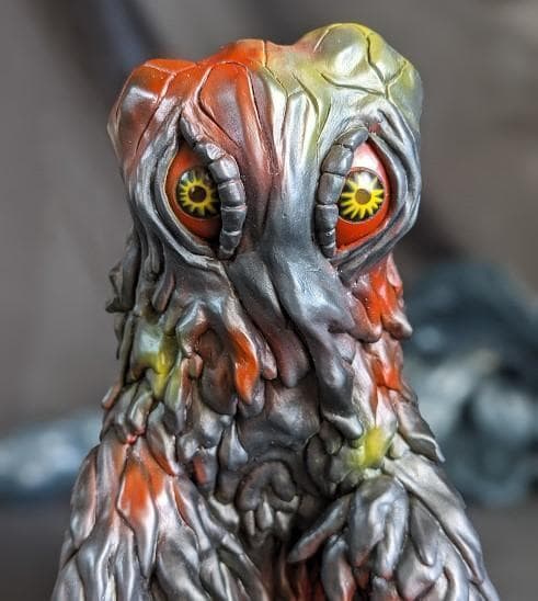 ヘドラセット「ゴジラ対ヘドラ」（Ｙ・ＭＳＦ）ソフビフィギュア４体セット