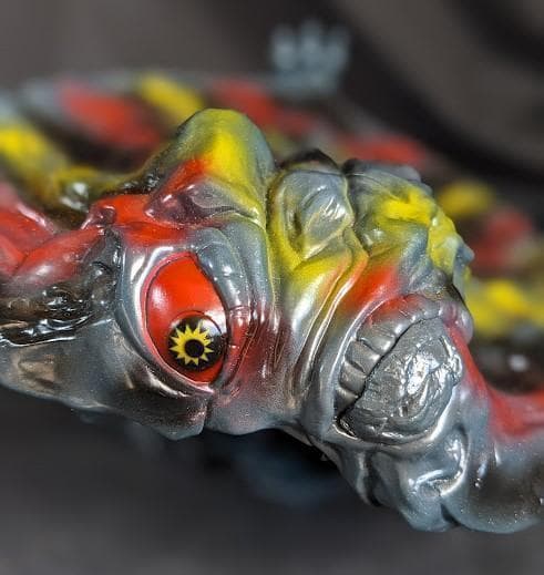 ヘドラセット「ゴジラ対ヘドラ」（Ｙ・ＭＳＦ）ソフビフィギュア４体セット