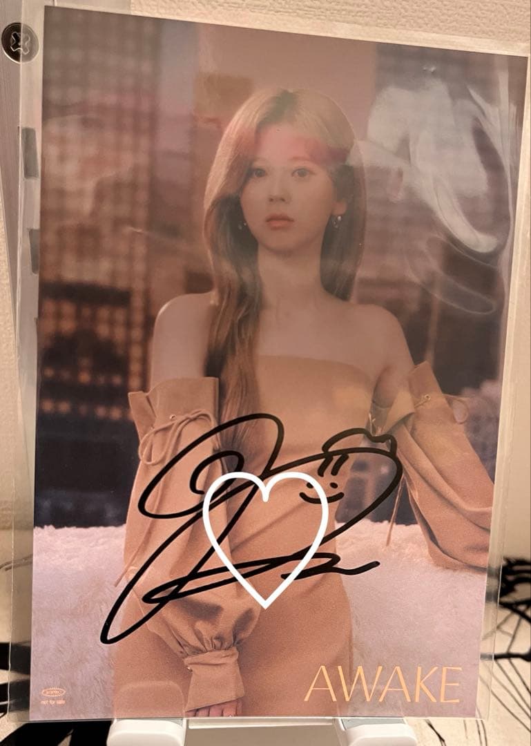 NiziU リク 直筆サイン AWAKE オフイベ