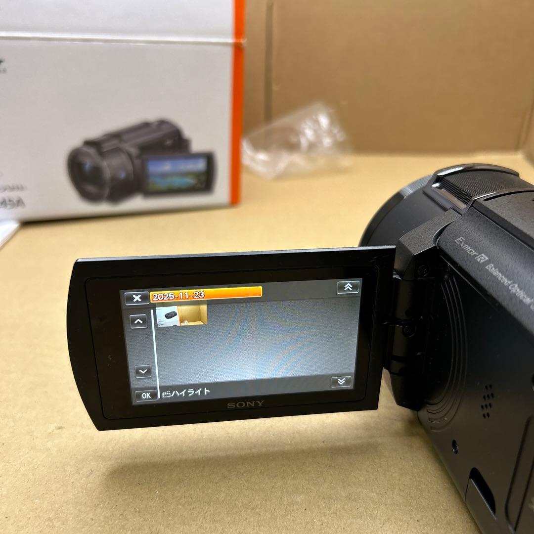 専用ソニー SONY FDR-AX45A B デジタル4Kビデオカメラレコーダー