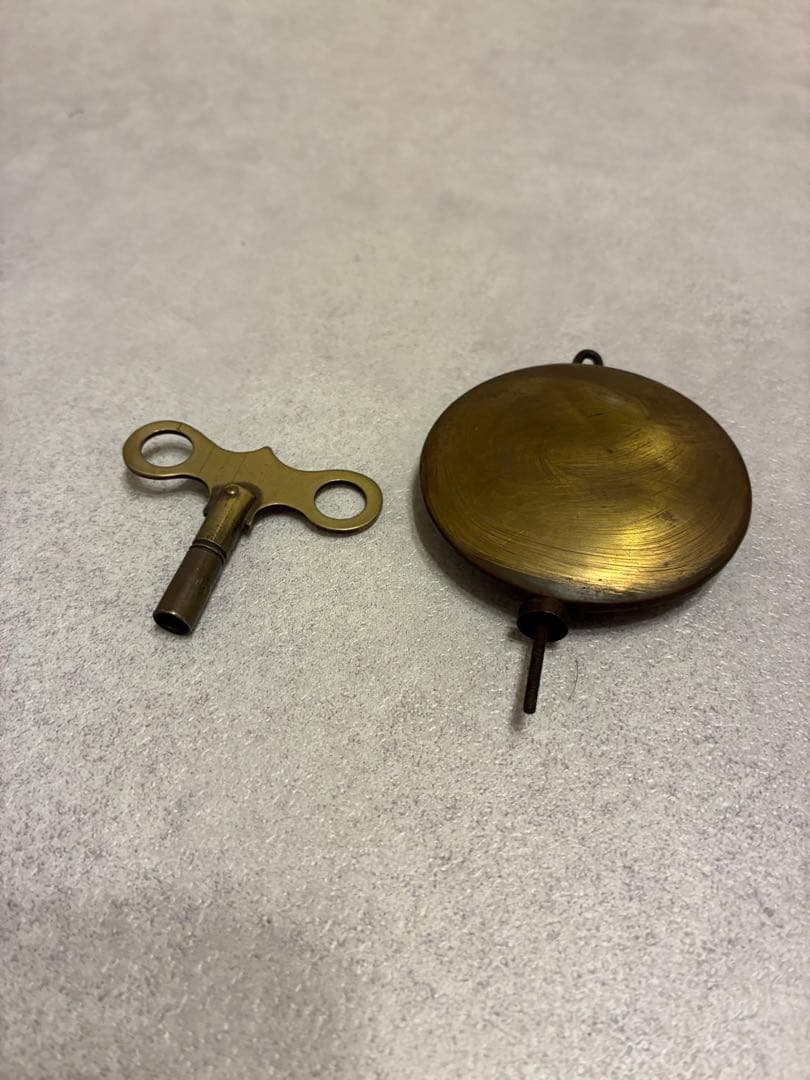 セストーマス　アンティーク柱時計　稼働品