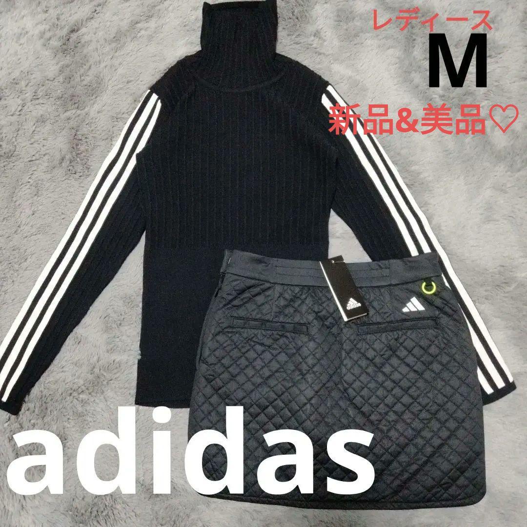 adidas♡新品/スカート♡美品/タートルネック♡M　ゴルフ/スポーツ