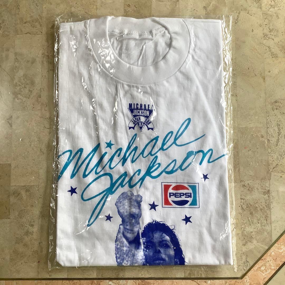 レア非売品! 新品未開封! マイケルジャクソン1987年ペプシタイアップTシャツ