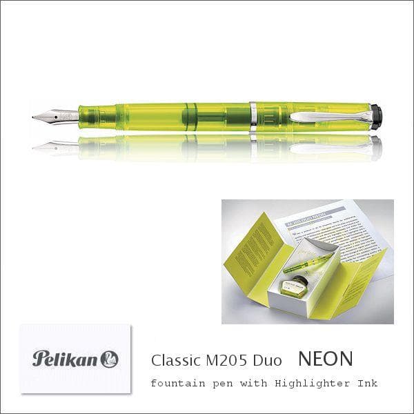 【Amami 新品文具】 Pelikan 特生 M205 DUO ネオン 万年筆