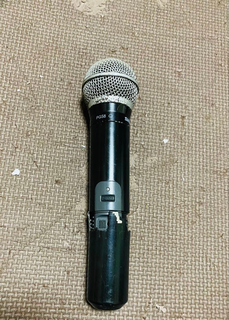Shure PG58 ワイヤレスマイク,動作確認済み。