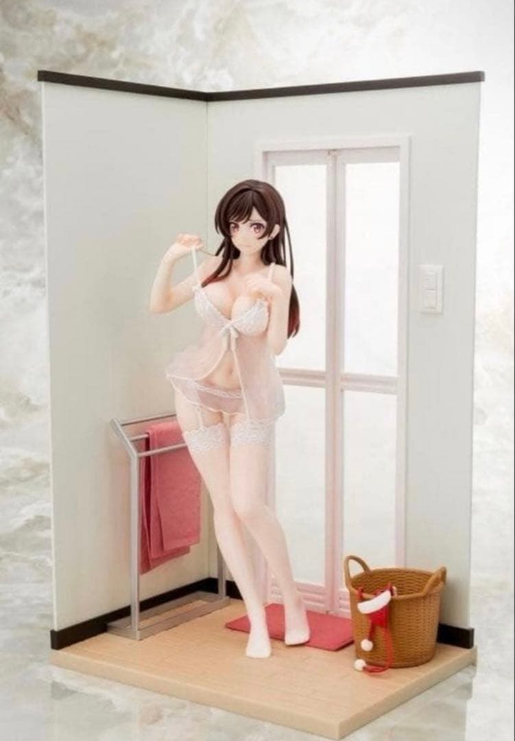 彼女、お借りします　水原千鶴　シースルーランジェリーエンジェルホワイトver.