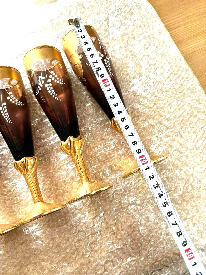 未使用ビンテージ❣️イタリア ベネチアングラス ムラーノ デキャンタ＆グラス